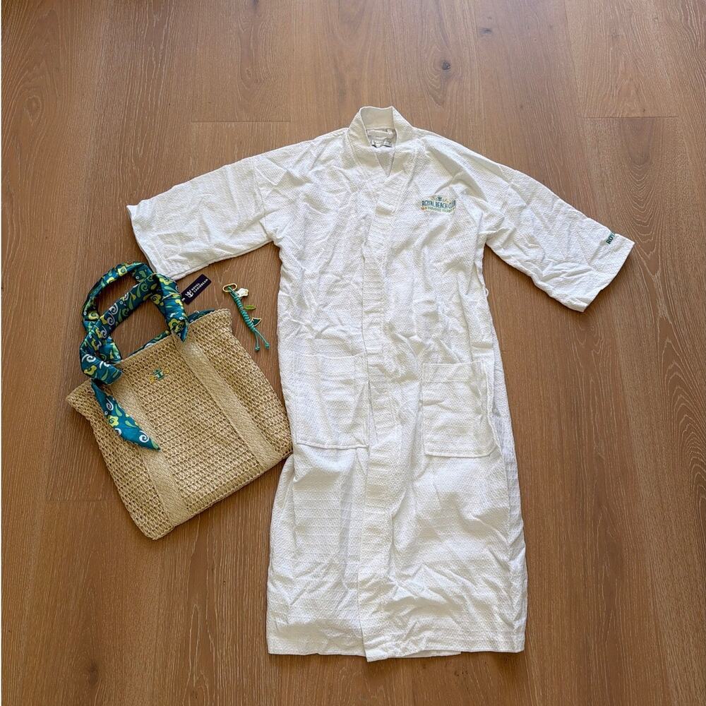 Royal Caribbean Royal Beach Club Spa Robe Tote Bag & Key Chain